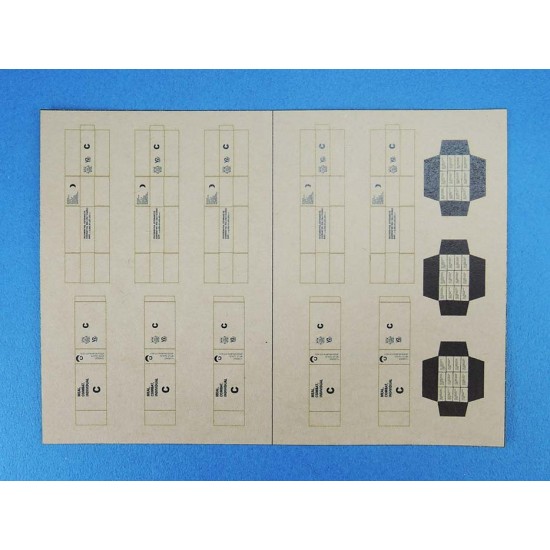 1/35 US C-Ration Box set  (20 boxes and 12 inserts)