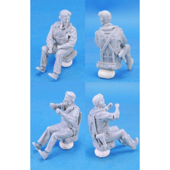 1/32 WWII US Navy Pilot & Rear Gunner set Vol.2 (Engaged, 2 figures)