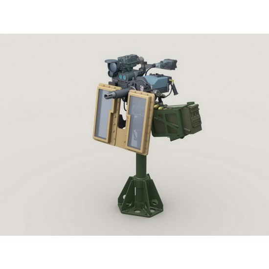 1/35 MK47 40mm AGL w/AN/PWG-1 Sight on HG Pedestal Mount w/Transparent Gun Shield