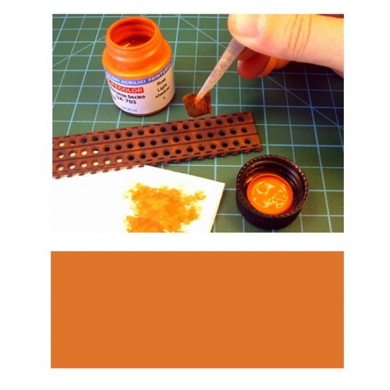 Acrylic Paint - Rust Light Shadow 1 (22ml) LifeColor LC-UA703