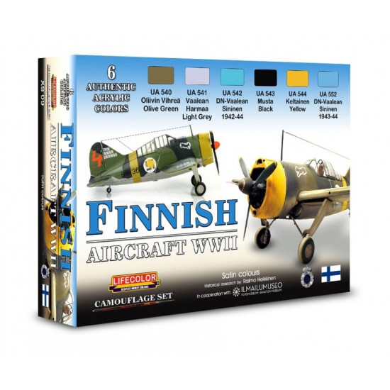 Acrylic Paint Set - WWII Finnish Aircraft (6 x 22ml)