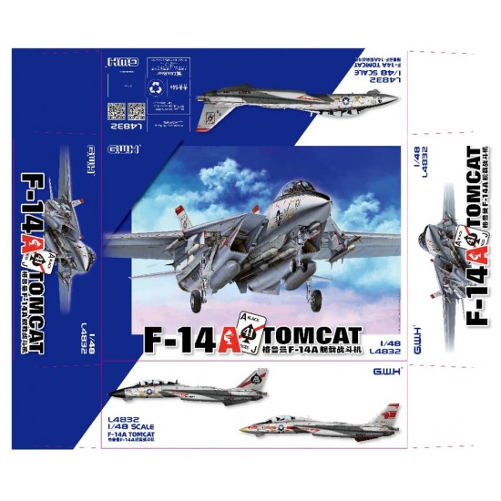 1/48 US Navy Grumman F-14A Tomcat Carrier Fighter