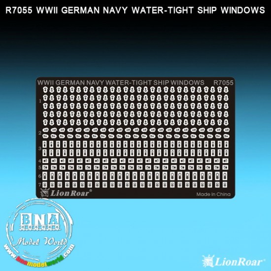1/700 WWII German Navy Water-tight Ship Windows