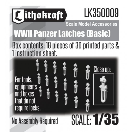 1/35 WWII Panzer Latches (Basic)