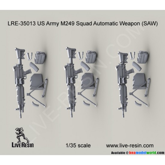 1/35 US M249 Squad Automatic Weapon (SAW)