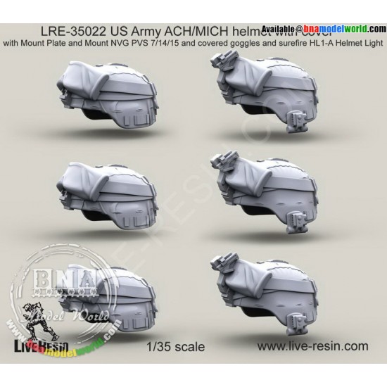 1/35 US Army ACH/MICH Helmet with Cover Vol.3