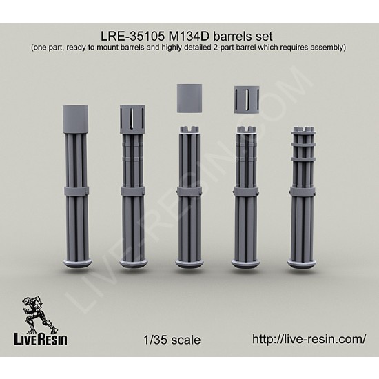1/35 M134D Minigun Barrels Set