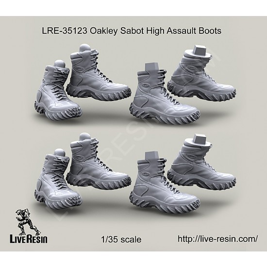 1/35 Oakley Sabot High Assault Boots (8pcs)