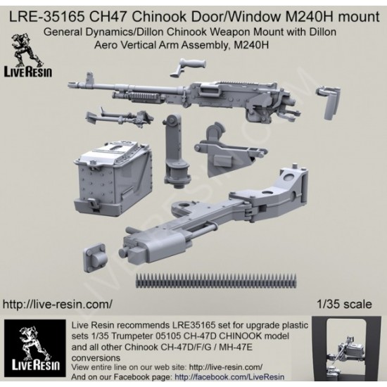 1/35 CH47 Chinook Door / Window M240H Mount
