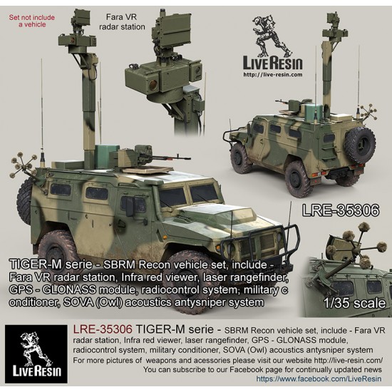 1/35 SBRM Recon Vehicle Set (Fara VR,Infra Red Viewer,Laser Rangefinder,GPS-GLONASS,etc..)