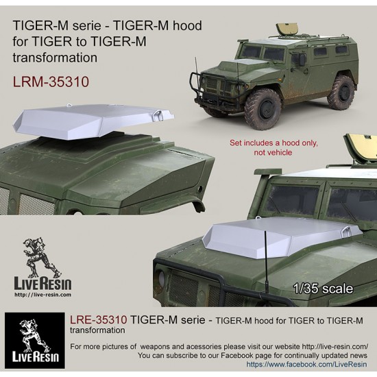 1/35 Tiger-M Hood for Tiger to Tiger-M Transformation