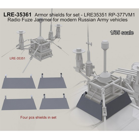 1/35 Armor Shields LRE35351 RP-377VM1 Radio Fuze Jammer for Modern Russian Vehicles
