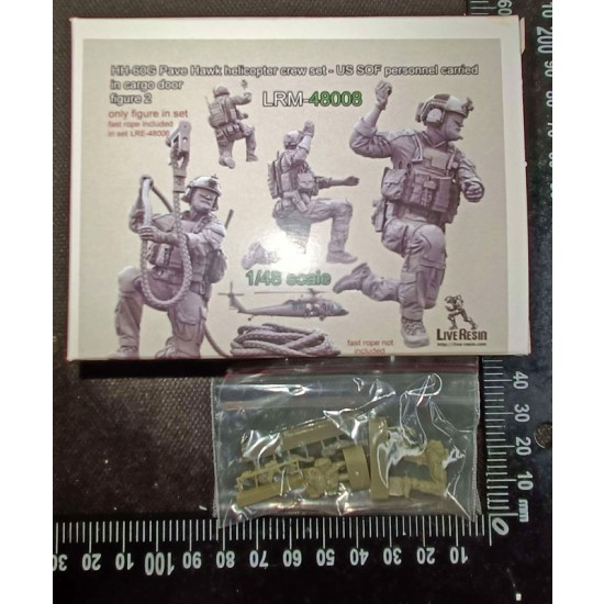 1/48 HH-60G Pave Hawk Helicopter Crew set - SOF Personnel Carried in Cargo Door #2