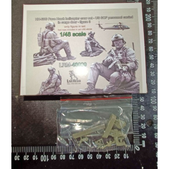 1/48 HH-60G Pave Hawk Helicopter Crew set - SOF Personnel Carried in Cargo Door #3