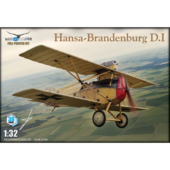 1/32 Hansa-Brandenburg D.1 3D-printed kit