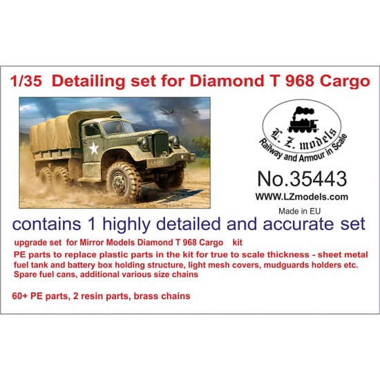 1/35 US Diamond T968A Cargo Detail-up set for Mirror Models kit