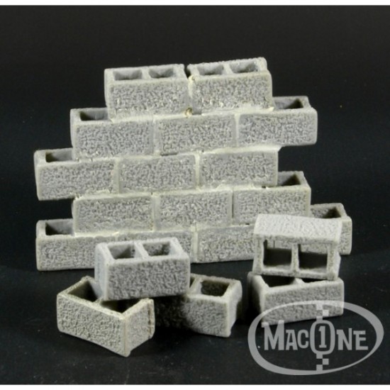 1/35 Concrete Blocks (13x7x7mm, 20pcs)