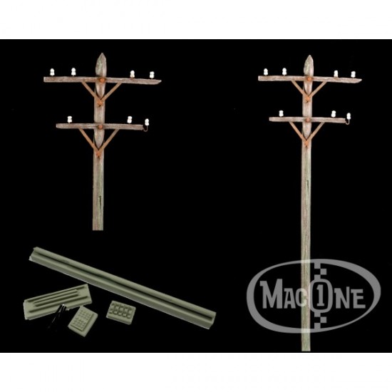 1/35 Electric Pole (height: 19.5cm)