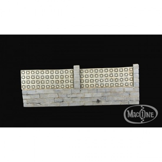 1/35 Wall with Cinder Blocks Type "B" (2 lots, each size: 84x53mm)
