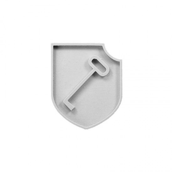 Leibstandarte Division Emblem (Size 40 x 30 mm / 1.57 x 1.18 inches)