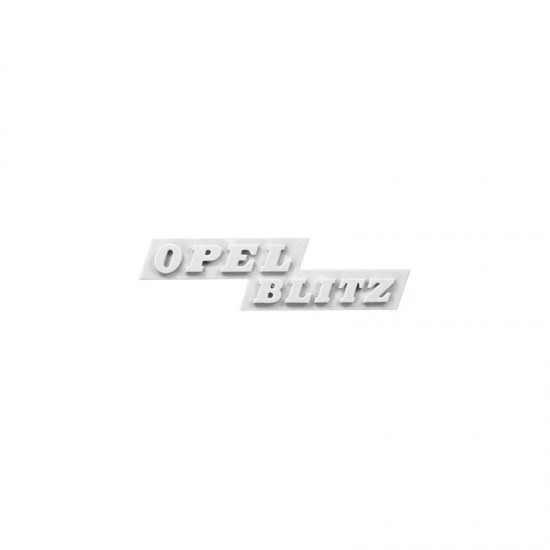 Opel Blitz Emblem (Size 55 x 15 mm / 2.16 x 0.59 inches)