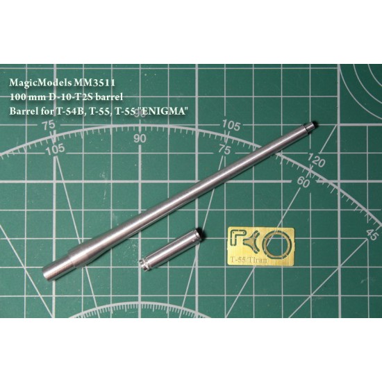 1/35 100mm D10-T2S Barrel for T-54B, T-55, T-55 "ENIGMA" Since 1951