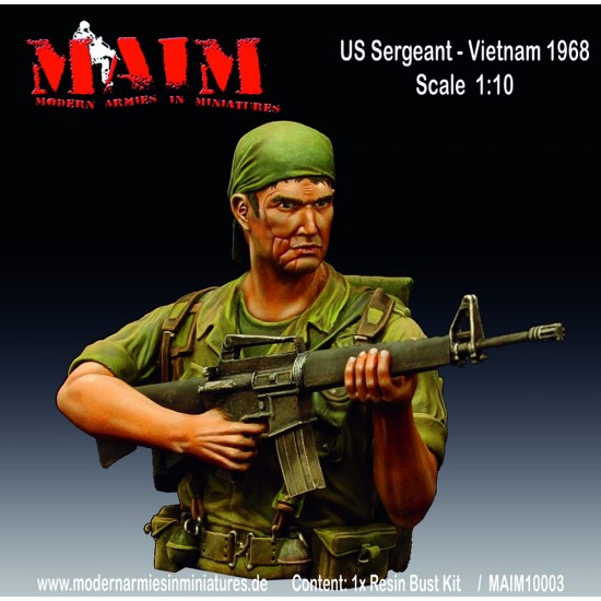 1/10 US Sergeant, Vietnam 1968