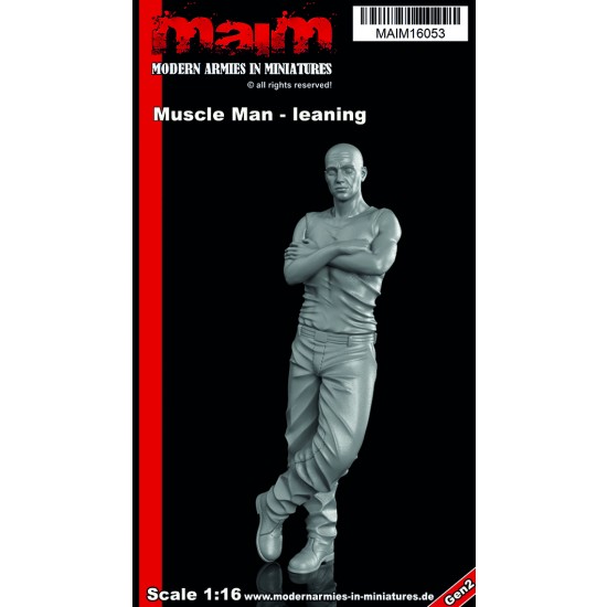 1/16 Muscle Man Leaning