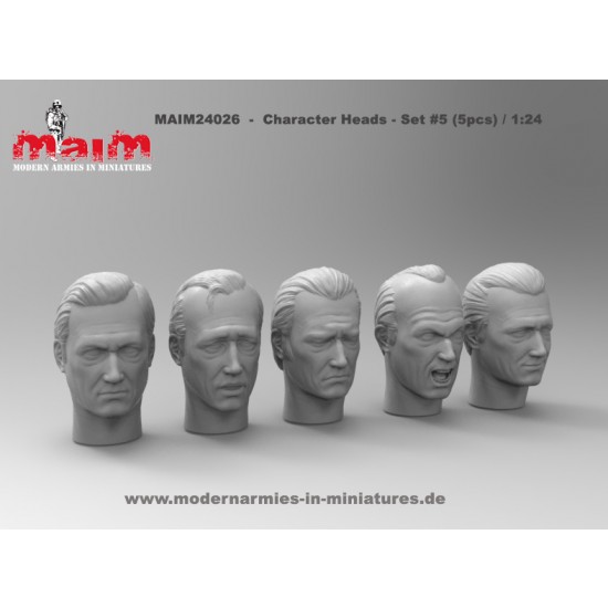 1/24 Character Heads Set #5