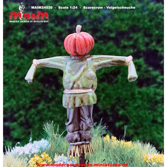 1/24 Scarecrow with Pumpkin Head