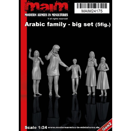 1/24 Arabic Family Super Set (5 Figures)