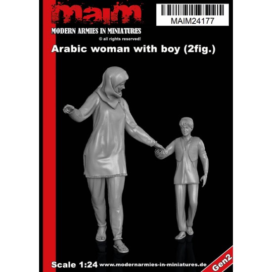 1/24 Arabic Woman + Boy