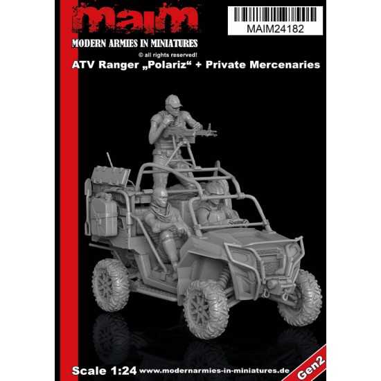 1/24 ATV Ranger (Polariz) Military Version + Private Mercenaries