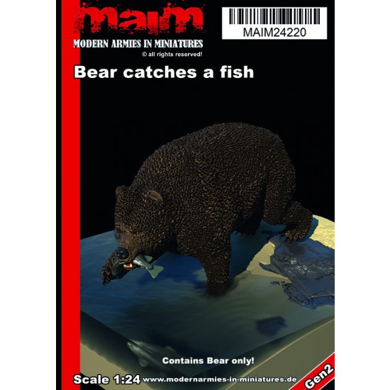 1/24 Bear Catches a Fish