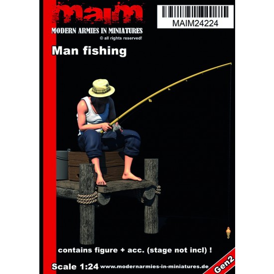 1/24 Man Fishing