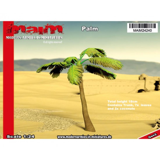 1/24 Palm Straight Version (105mm Trunk length)