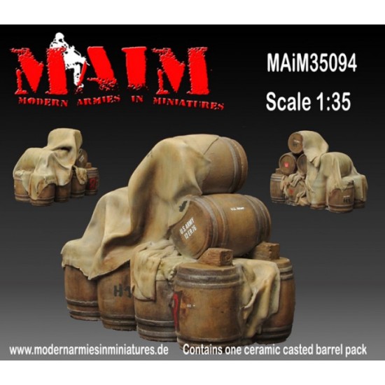 1/35 Covered Wooden Barrels Set