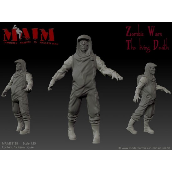 1/35 Zombie Series: Soldier in Radiation Suit (1 figure)