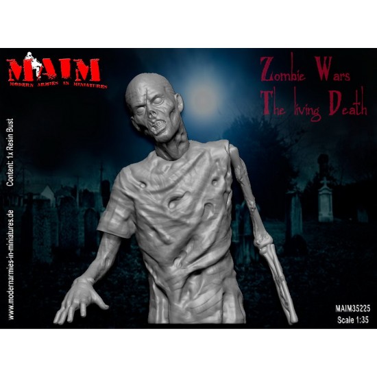 1/35 Zombie Bust #1