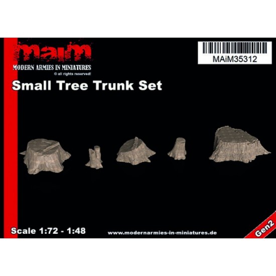 1/48 - 1/72 Small Tree Trunks Set