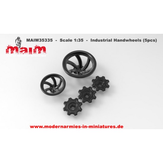 1/35 Industrial Handwheels (5pcs)