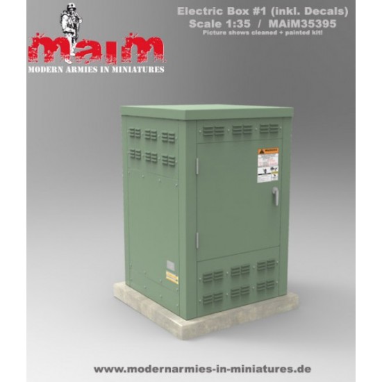 1/35 Electric Box #1 with Decals