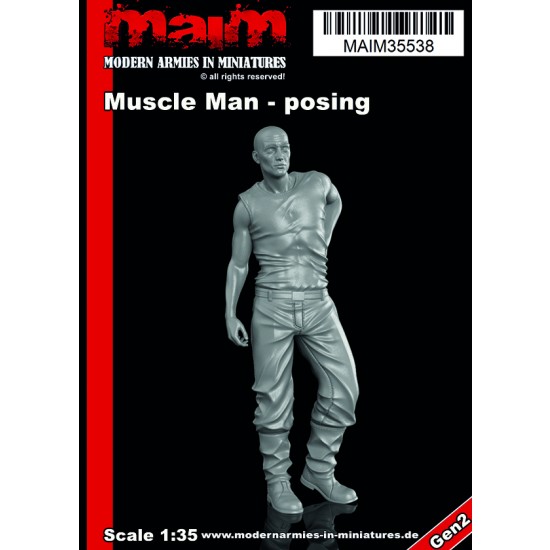1/35 Muscle Man Posing
