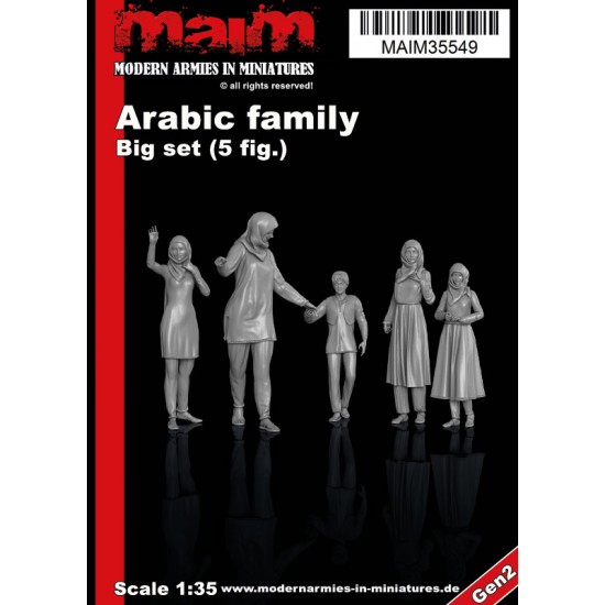 1/35 Arabic Family Super Set (5 figures)