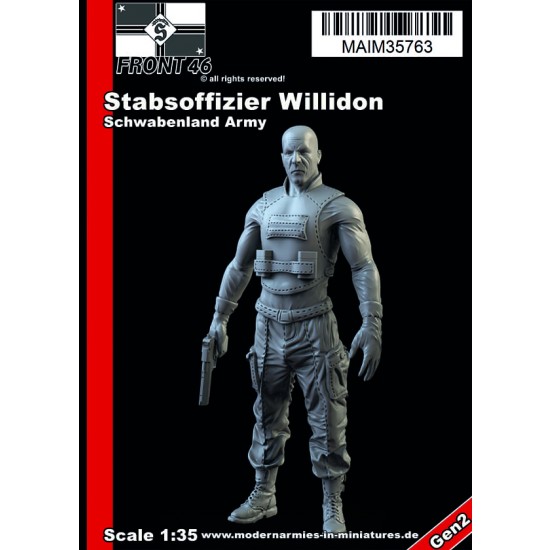 1/35 Stabsoffizier Willidon - Schwabenland Army [Front46]