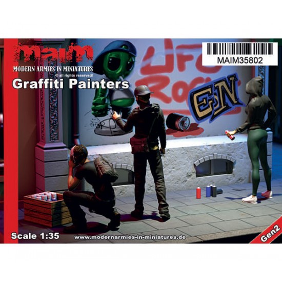 1/35 Graffiti Painters (full Set)