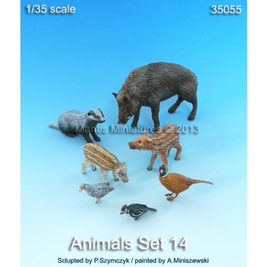 1/35 Animals Set 14 (7pcs)