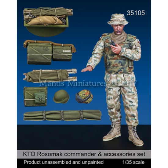 1/35 KTO Rosomak Commander & Accessories Set Mantis Miniatures 35105