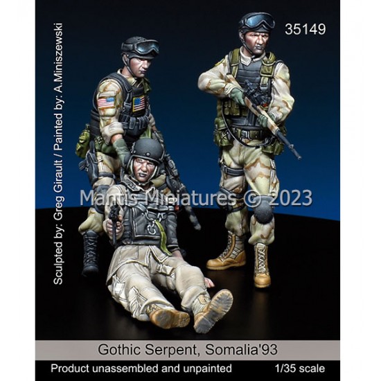 35149 1/35 Gothic Serpent, Somalia 1993 (3 figures) Mantis Miniatures 35149