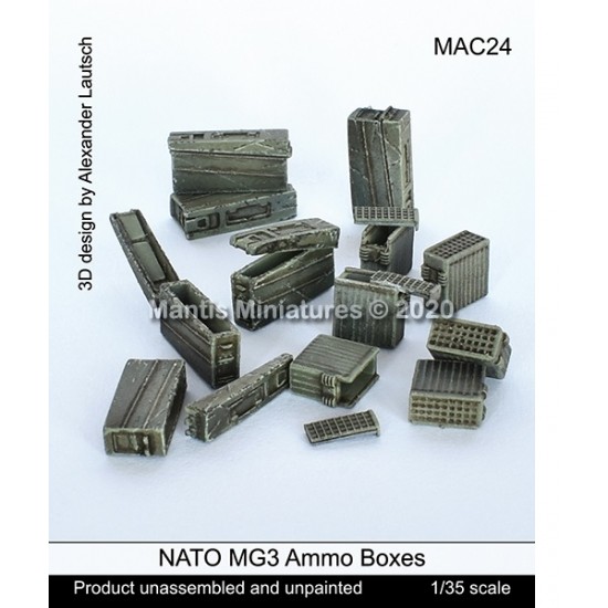 1/35 NATO MG3 Ammo Boxes